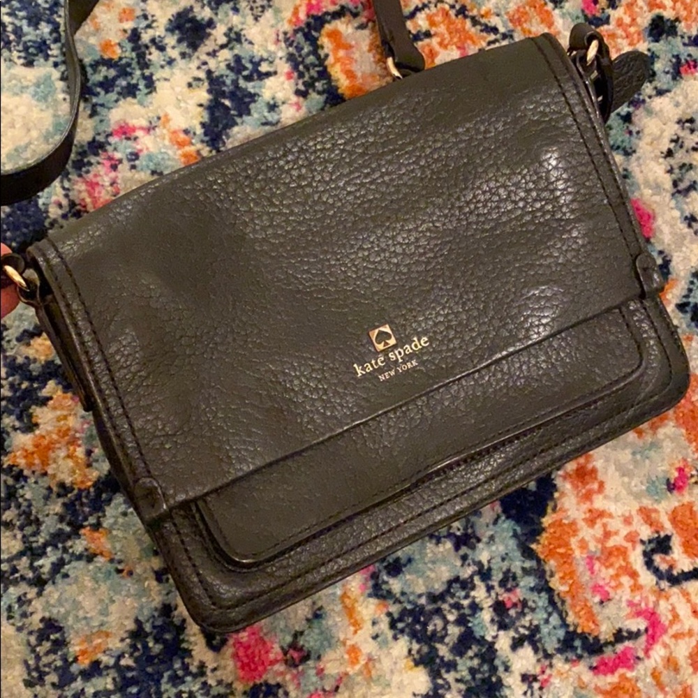 Kate Spade Black Leather Crossbody